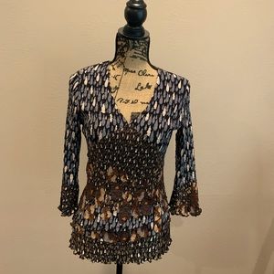 Alberto Makali top. Beautiful multicolored size M